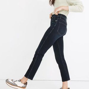 Madewell Stovepipe Jeans in Dark Indigo, Size 25